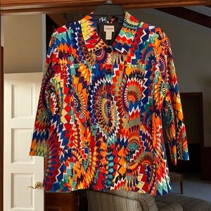 Chico’s multi colored jacket